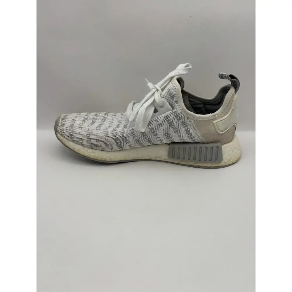 Adidas NMD R1 Whiteout Sneakers Men Size 8.5
